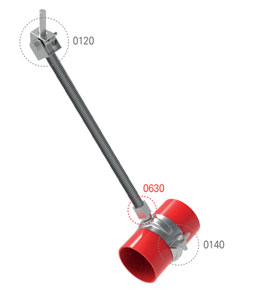 D3 횡방향 고정식 가지배관 고정장치