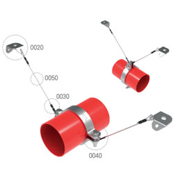 S1 스테인리스용 종/횡방향 흔들림 방지 버팀대